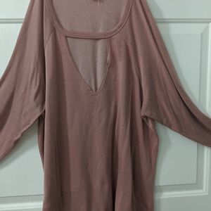 Large v neck shirt